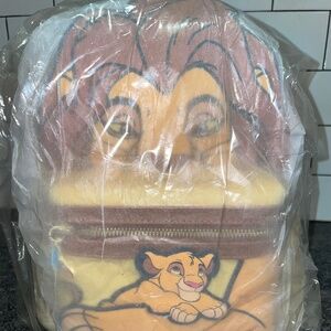 Disney Loungefly Mufasa & Simba New with tags in originally packing plastic
